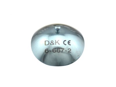 D&K Egi Rabkin eye shield, large, 24.0mm x 19.0mm, non-reflective anterior surface, highly polished posterior surface, sold individually, titanium