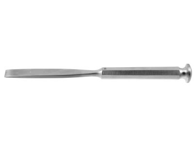 Stille-Type osteotome, 8'',straight, 15.0mm wide, hexagonal handle