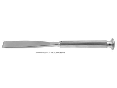 Stille-Type osteotome, 8'',straight, 22.0mm wide, hexagonal handle