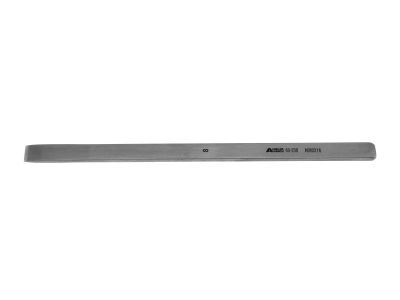 Swiss osteotome, 5'',straight, 8.0mm wide, flat handle