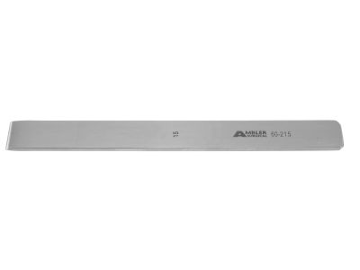 Swiss osteotome, 5'',straight, 15.0mm wide, flat handle