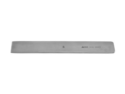 Swiss osteotome, 5'',straight, 20.0mm wide, flat handle