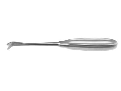Semb raspatory, 8'', angled, notched blade gutsch handle