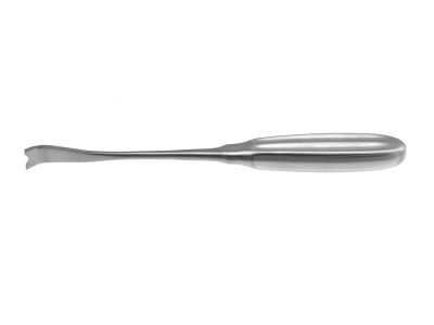 Semb raspatory, 9 1/4'', angled, notched blade gutsch handle