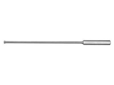 Bone tamper, 17'', 9.5mm diameter, hexagonal handle
