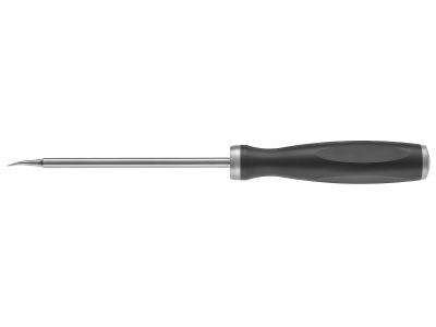 Chondro micro fracture pick, 25° angled tip, ergonomic carbon fiber handle