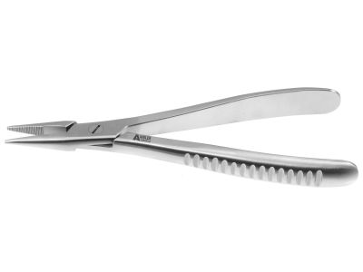 Narrow nose wire pulling forceps, 7 1/2'',serrated jaws, 3.0mm tips