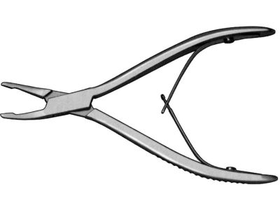 Friedman rongeur, 5 1/2'', slightly curved, 2.0mm bite, spring handle