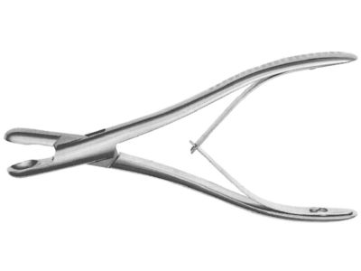 Luer rongeur, 7 1/4'', straight jaws, 11.0mm bite, spring handle