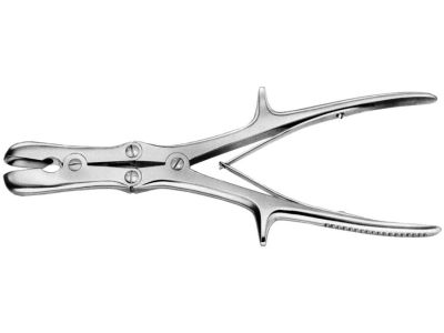 Stille-Luer rongeur, 10 1/2'', double-action, straight jaws, 10.0mm wide bite, spring handle