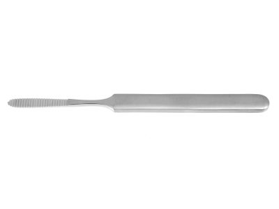 Brown rasp, 6 1/2'', forward cutting, flat handle