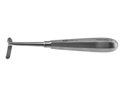 Doyen rib rasp, 6 3/4'',adult size, right, hexagonal handle