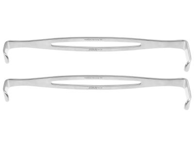 Army-Navy retractor, 8 1/4'',double-ended, set of 2