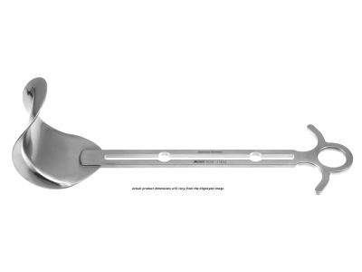 Balfour abdominal retractor center blade, medium, 2 1/2''x 2 1/2''wide