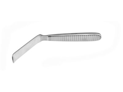 Ambler blade retractor, 7'',angled, 18.0mm wide blade, with lip, flat handle