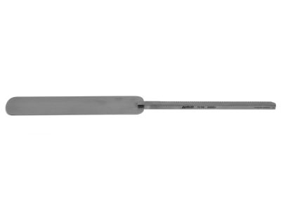 Bookwalter-Style ribbon retractor, malleable, 1 1/2'' x 6'' blade