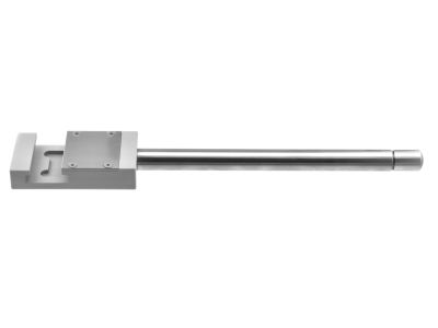 Bookwalter-Style table clamp with vertical post, 13'' working length