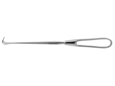 Cushing vein retractor, 9'',13.0mm wide blade, fenestrated handle