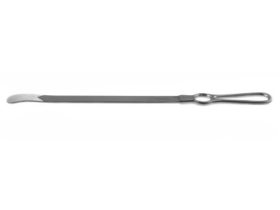 Darrach arcomial lever retractor, 14 1/8''long x 1''wide blade, finger grip handle
