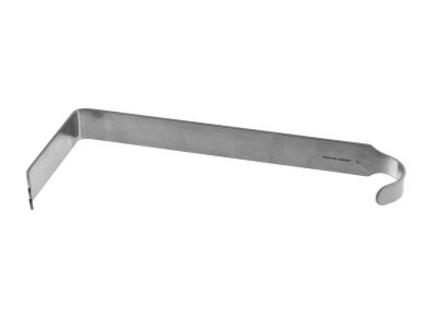 Hibbs retractor, 9 1/2'',4''x 1''wide blade, flat handle