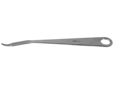 Hohmann retractor, 9'',10.0mm wide blade, flat 2-hole handle