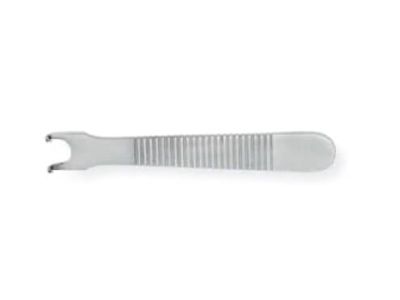 Kilner nasal retractor, 3 1/4'',2 blunt prongs, 10.0mm wide, flat handle