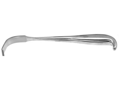 Meyerding laminectomy retractor, 9 1/2'',2''x 5/8''wide blade, with teeth, grip handle