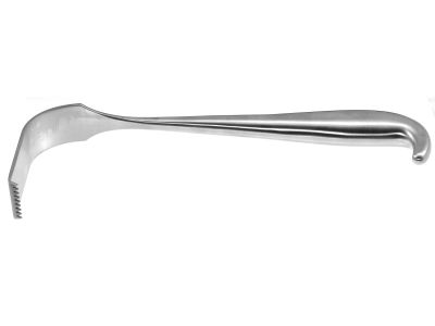 Meyerding laminectomy retractor, 9 1/2'',3''x 1''wide blade, with teeth, grip handle