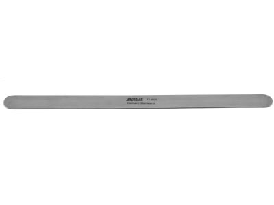 Ribbon retractor, 8'',malleable, 5/8''wide blade, flat handle
