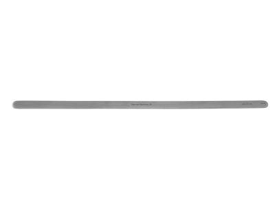 Ribbon retractor, 13'',malleable, 1/2''wide blade, flat handle
