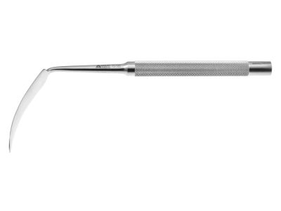 Sewall orbital retractor, 6 3/4'',13.0mm wide x 67.0mm long blade, round handle