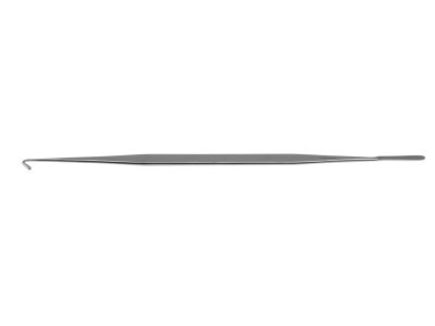 Smithwick hook and dissector, 12'',double-ended, flat handle