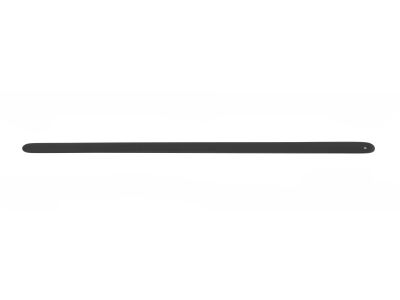 Tessier ribbon retractor, 8 3/4'',malleable, narrow blade, flat handle, ebonized finish for reduced glare