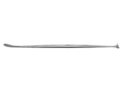 Hurd dissector and pilar retractor, 8 3/4'',double-ended, 8.0mm x 18.0mm dissector, 13.0mm retractor, smooth handle