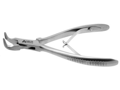 Blumenthal rongeur, 6'',angled 90º jaws, 3.5mm bite, spring handle