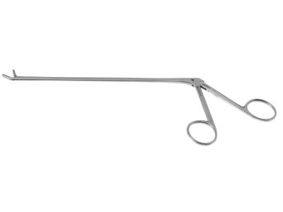 Decker pituitary rongeur, 8'',working length 140mm, curved up, 1.5mm x 5.0mm cup jaws, ring handle