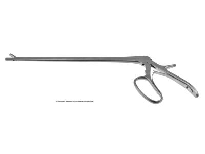 Ferris-Smith IVD rongeur, working length 254mm, straight, 3.0mm x 10.0mm cup jaws, ergonomic ring handle