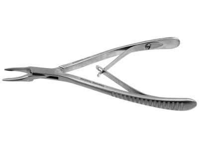 Friedman micro rongeur, 5 1/2'', straight jaws, 1.5mm x 5.0mm bite, spring handle