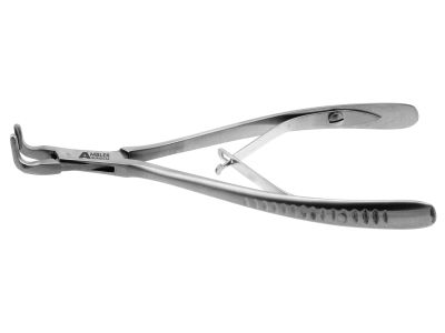 Friedman micro rongeur, 5 1/2'', strongly curved jaws, 1.5mm x 5.0mm bite, spring handle