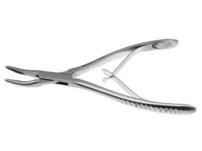 Friedman rongeur, 4 1/2'',delicate, curved jaws 3.0mm bite, spring handle