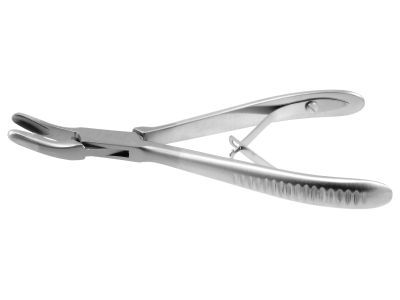 Hartman rongeur, 5 1/2'',curved jaws, 6.0mm x 20.0mm bite, spring handle