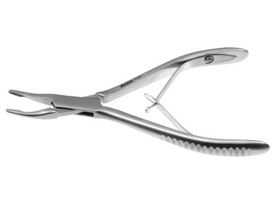 Kleinert-Kutz synovectomy rongeur, 5 1/2'',slightly curved cup jaws