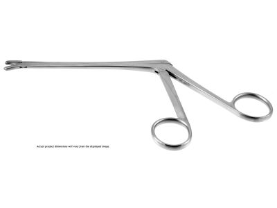 Love-Gruenwald IVD rongeur, 9 1/2'',working length 180mm, curved down, 3.0mm x 10.0mm cup jaws, ring handle