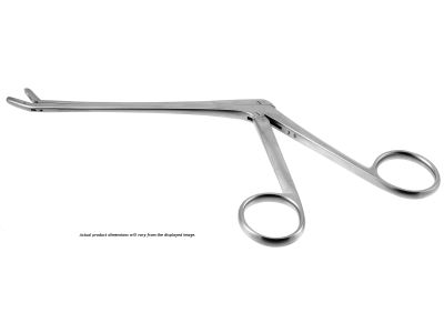 Love-Gruenwald IVD rongeur, 9 1/2'',working length 180mm, curved up, 3.0mm x 10.0mm cup jaws, ring handle