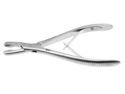 Luer rongeur, 7'',straight jaws, 8.0mm bite, spring handle