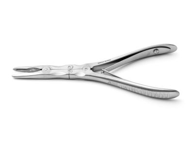 Ruskin-mini rongeur, 6'',double-action, straight jaws, 3.0mm x 15.0mm bite, spring handle