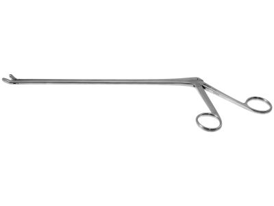 Schlesinger IVD rongeur, working length 230mm, angled up, 5.0mm x 10.0mm cup jaws, with teeth, ring handle