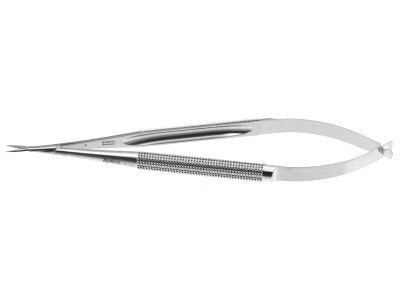 Adventitia microsurgical dissecting scissors, 6'',straight 7.0mm blades, sharp tips, round 8.0mm diameter handle
