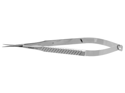Adventitia microsurgical dissecting scissors, 6'',straight 15.0mm blades, micro serrated lower blade, sharp tips, flat 8.0mm wide handle