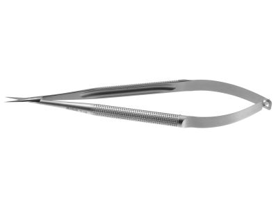Adventitia microsurgical dissecting scissors, 6'',straight 9.0mm blades, micro serrated lower blade, sharp tips, round 8.0mm diameter handle